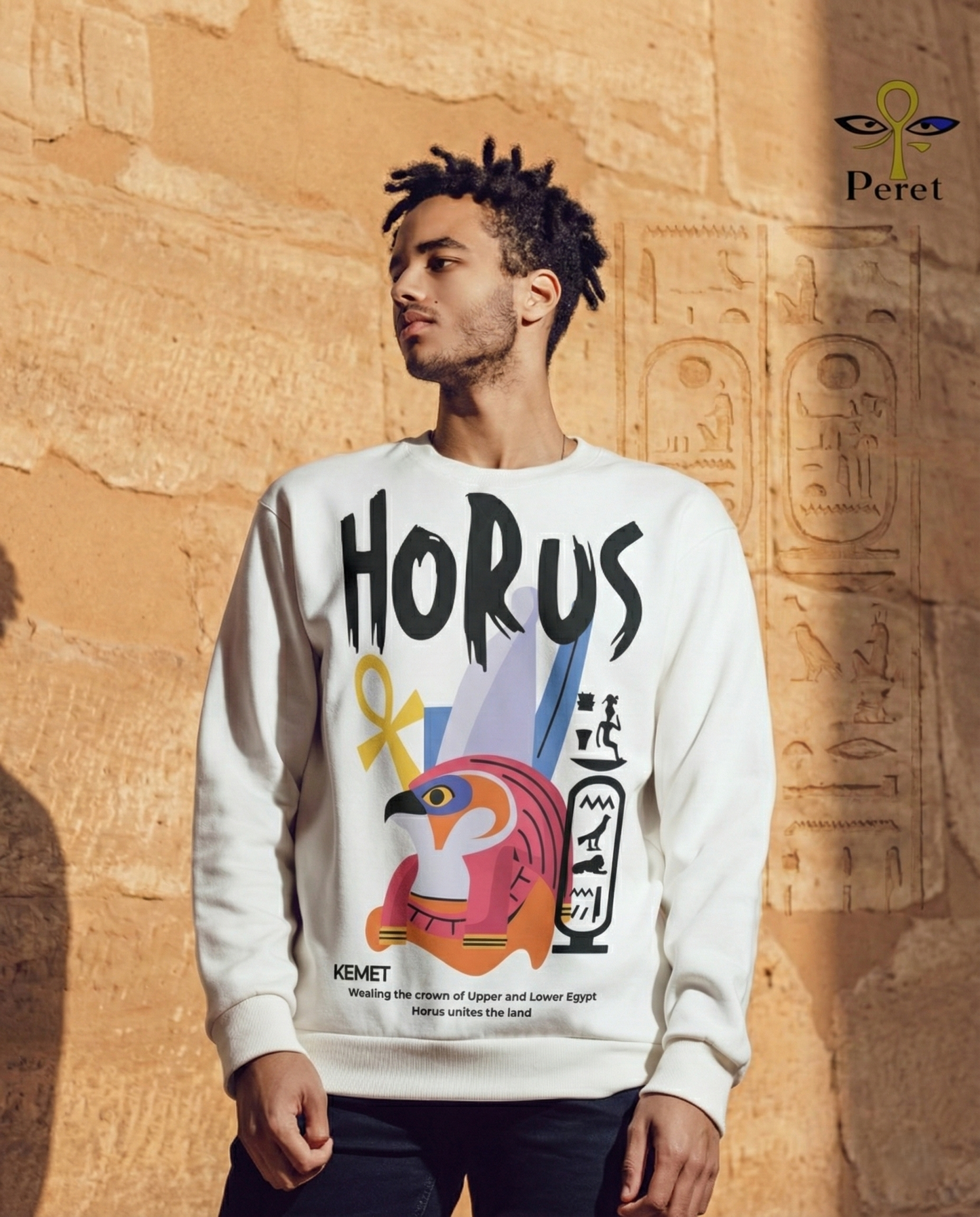 Horus Drip - Crew Neck Sweatshirt