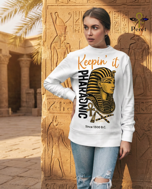Keepin’ It Pharaonic - Crew Neck Sweatshirt