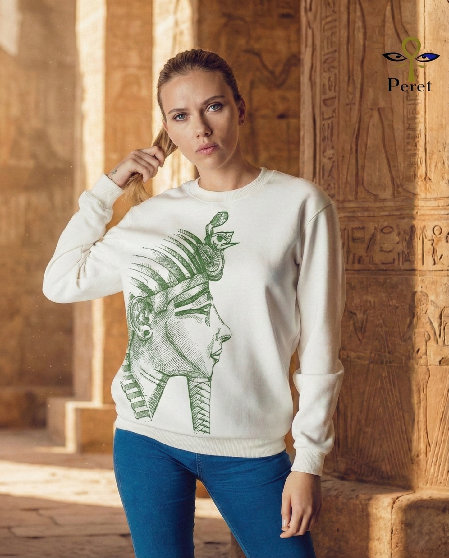 Pharaoh's Gaze - Crew Neck Sweatshirt