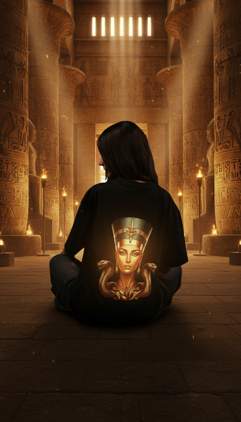 Golden Nefertiti T-Shirt