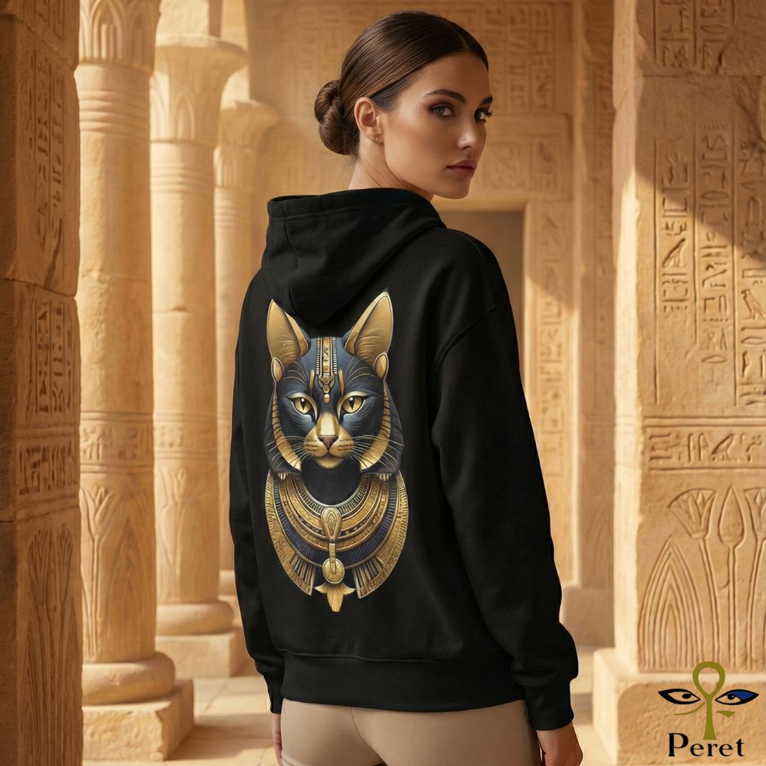 Bastet Goddess - Premium Cotton Hoodie