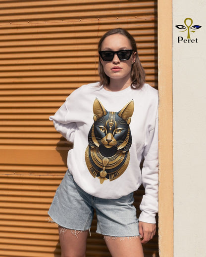 Bastet Goddess - Crew Neck Sweatshirt