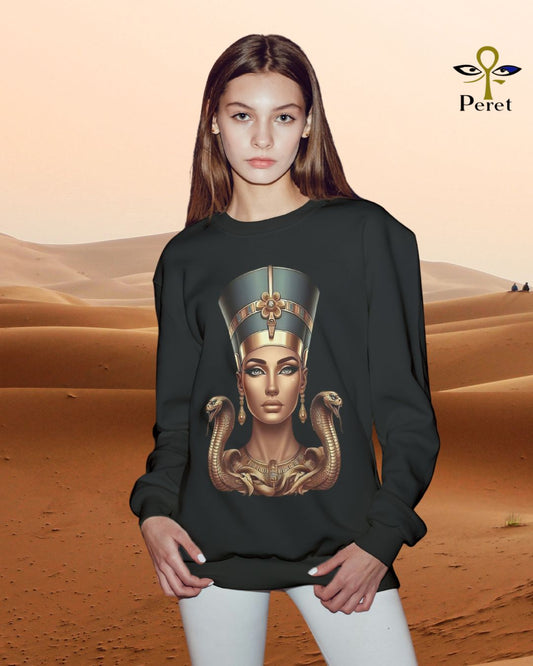 Golden Nefertiti - Crew Neck Sweatshirt