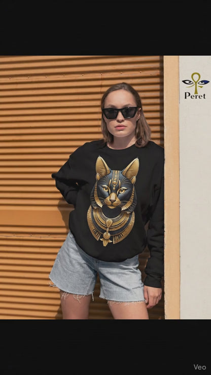 Bastet Goddess - Crew Neck Sweatshirt